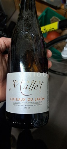 Wijnen Blanc moelleux Domaine Mallet 2016 Frankrijk Loirevallei Coteaux du Layon AOC