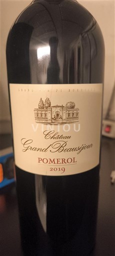 Bordéus Pomerol Château Grand Beauséjour 2019