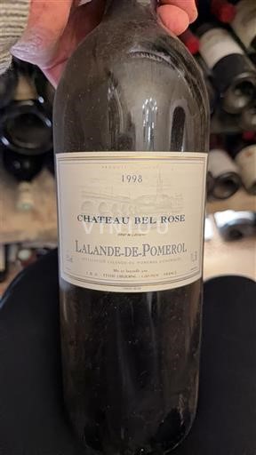 Burdeos Lalande-de-Pomerol Château Bel Rose 1998