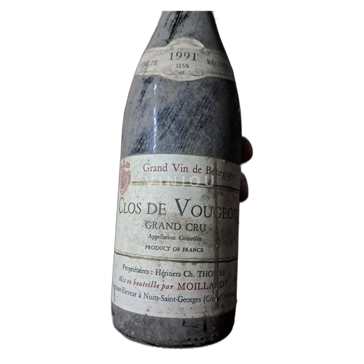 Burgundy Clos-de-Vougeot Grand Cru Moillard 1991 Non-Vintage