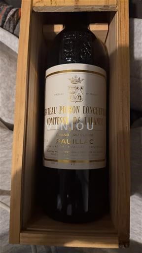 Bordeaux Pauillac Grand Cru Château Pichon Longueville Comtesse de Lalande 1990