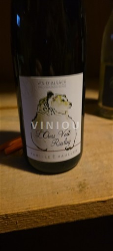Elsass Riesling Famille Hauller L'Ours Vert Riesling 2023