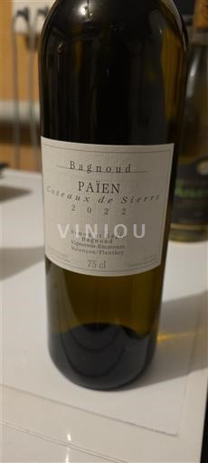 Valais Valais AOC Bagnoud Païen 2022