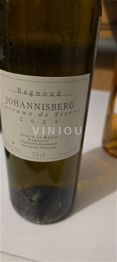 Valais Valais AOC Bagnoud Johannisberg 2023