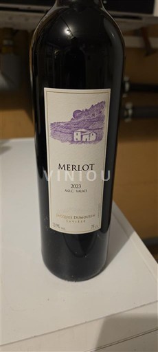 Valais Vétroz Grand Cru Jacques Dumoulin Merlot 2023