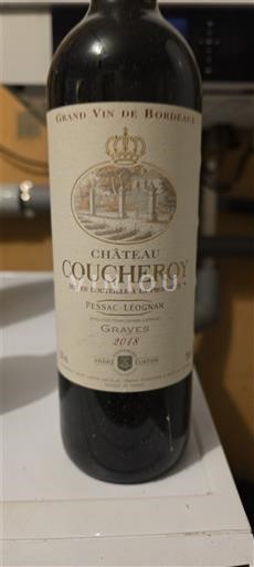 Bordeaux Pessac-Léognan Château Coucheroy Graves 2018