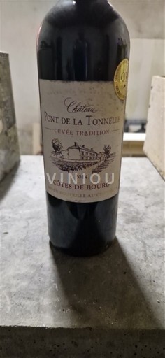 Bordeaux Côtes-de-bourg Château Pont de la Tonnelle Tradition 2014
