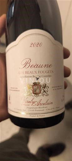 Burgundsko Beaune Virely-Arcelain Les Beaux Fougets 2020
