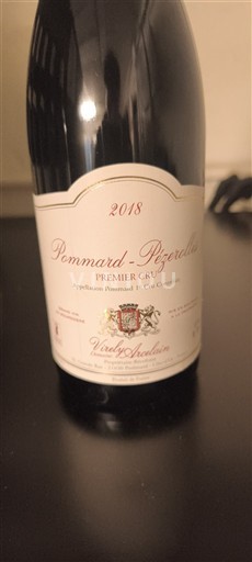 Borgoña Pommard Premier Cru Vaudoisey-Creusefond Pommard-Pézerolles Premier Cru 2018