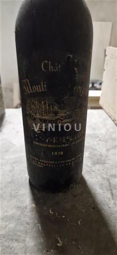Rượu vang Rouge sec Château Moulin Ferrand 1970 Pháp Bordeaux Pomerol AOC