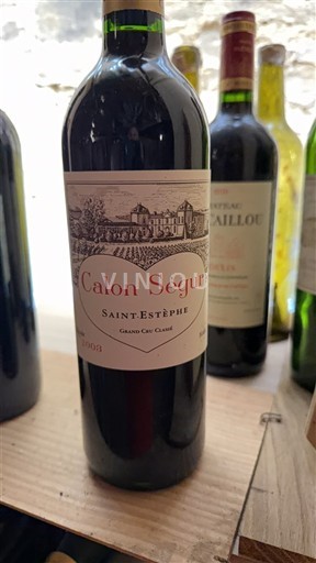 Bordeaux Saint-Estèphe Grand Cru Calon Ségur 2003