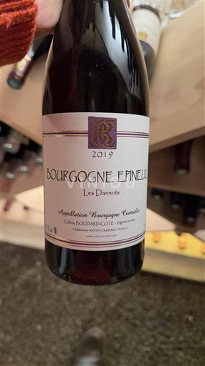 Borgogna Bourgogne Epineuil Domaine Boudard-Côte Les Dannots 2019