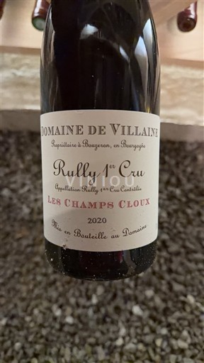 Bourgogne Rully Premier Cru Domaine Villaine Les Champs Cloux 2021