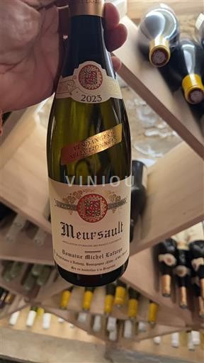 Bourgogne Meursault Domaine Michel Lafarge Vendanges sélectionnées 2023