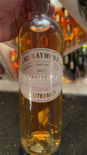 Bordeaux Sauternes Château Raymond-Lafon 2005