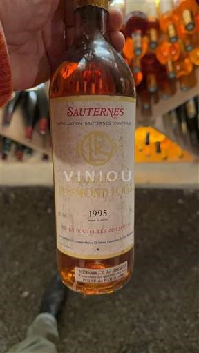Bordeaux Sauternes Domaine Raymond-Louis 1995