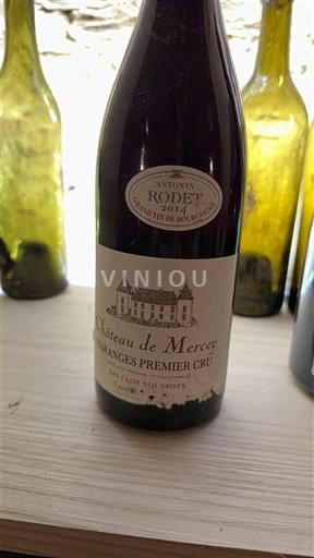 Bourgogne Maranges Premier Cru Château Mercey Les Clos Roussots 2014