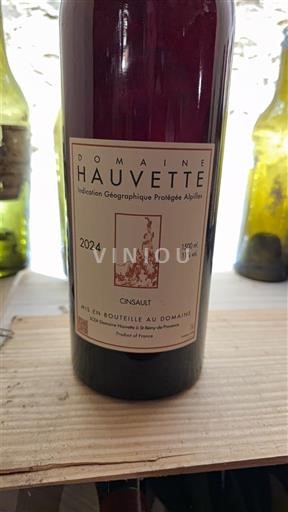 Alpes và các vùng Rhodanien Alpilles Domaine Hauvette Cinsault 2024