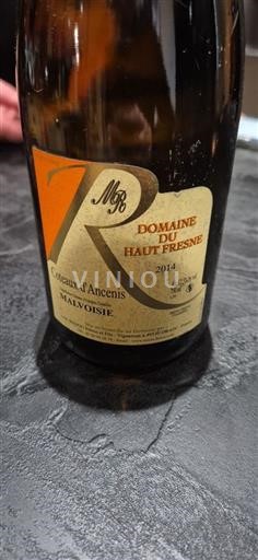 Údolí Loiry Coteaux-d'ancenis Domaine Haut Fresne Malvoisie 2014