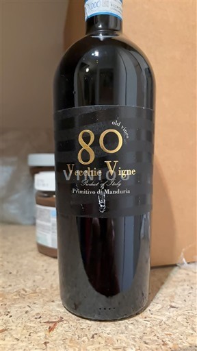 Apulia Wines Primitivo di Manduria Vecchie Vigne 80 Vecchie Vigne 2021