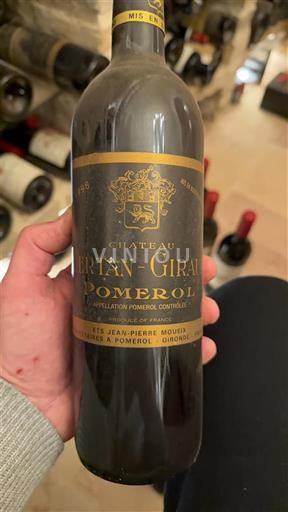 Burdeos Pomerol Château Certan-Giraud 1998