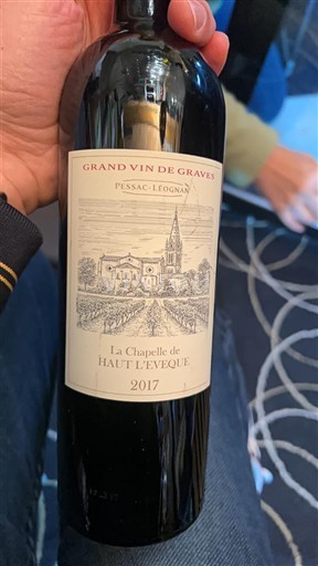 Bordeaux Pessac-Léognan Haut L'Évêque La Chapelle de Haut L'Évêque 2017