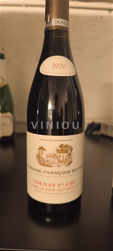 Borgoña Volnay Premier Cru Domaine François Buffet Volnay 1er Cru 'Carelle Sous La Chapelle' 2020