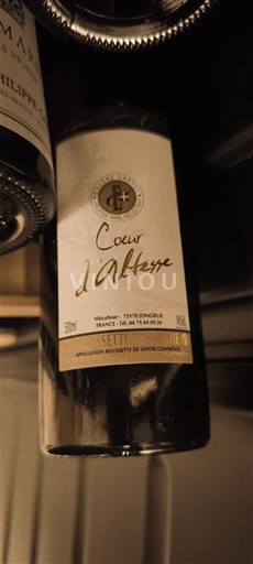 Savoja in Bugey Roussette de Savoie Domaine Philippe et Sylvain Ravier Cœur d'Altesse Neleten.