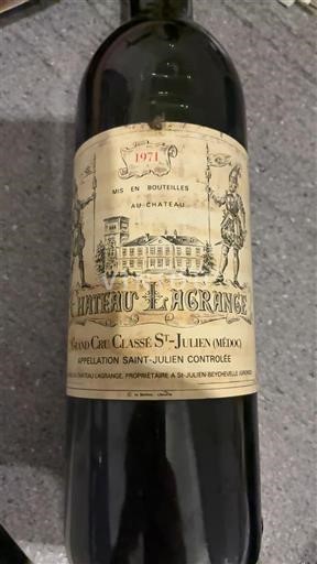 Bordeaux Saint-Julien Grand Cru Château Lagrange 1971