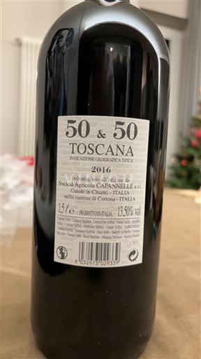 Toscane Niet gespecificeerd Capannele 50 & 50 2016