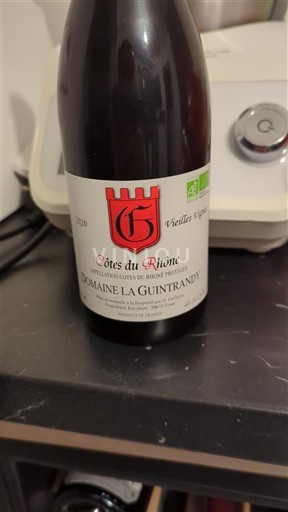 Rona dolina Côtes-du-Rhône Domaine La Guintrandy Vieilles Vignes 2020