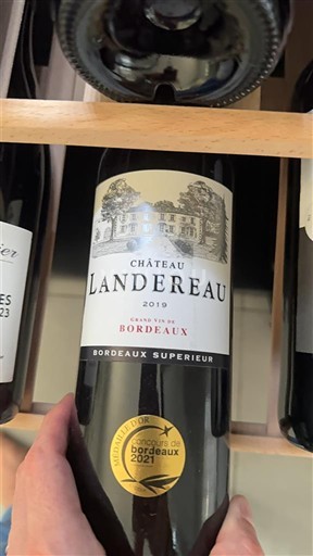 Bordeaux Bordeaux Supérieur Château Landereau 2019