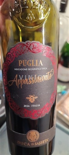 Pouilles Duca di Sasseta Appassimento 2024