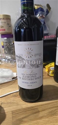 Bordeaux Listrac-Médoc Domaine Des Domaines de Edmond de Rothschild 2014