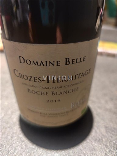 Rhône Valley Crozes-Hermitage Domaine Belle Roche Blanche 2019