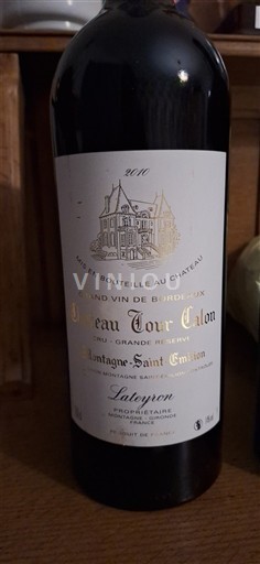 Bordeaux Montagne-saint-émilion Château Tour Calon Grande Réserve 2010