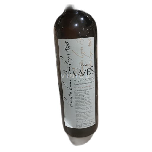 Rosellón Rivesaltes Domaine Cazes Aimé Cazes 1978