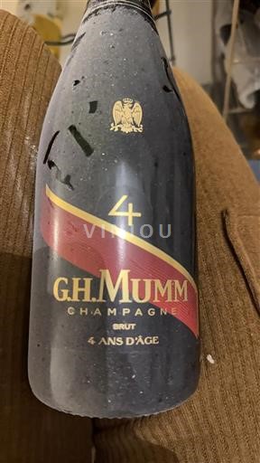 Champagne G.H. Mumm 4 ans d'âge Niet-geïntegreerd