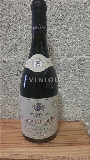 Viner Rouge sec Aimé Arnoux 2017 Frankrike Rhônedalen Châteauneuf-du-Pape AOC