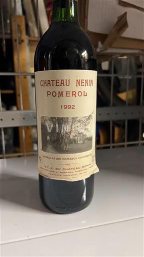 Bordeaux Pomerol Château Nénin 1992
