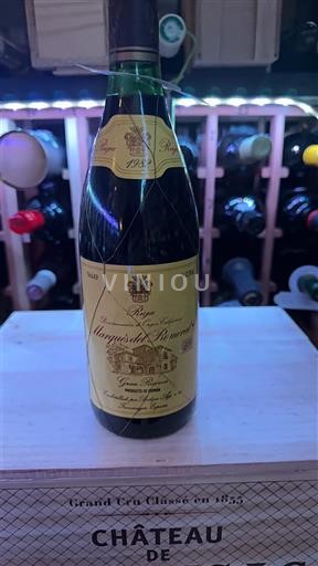 La Rioja rioja Marquis de Romeral Gran Reserva 1982