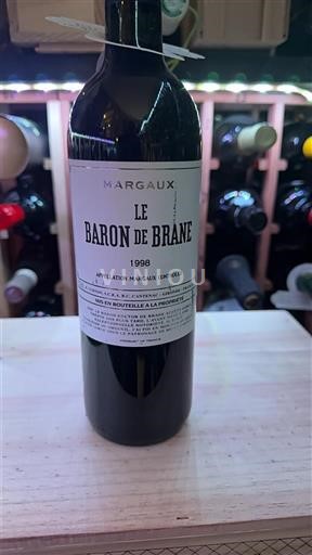 Bordéus Margaux Le Baron de Brane 1998