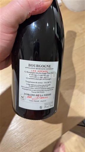 Burgundsko Domaine La Pierre Les Damois Neročník