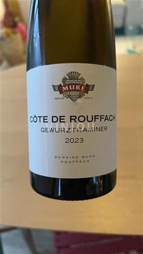 Alsasko Gewürztraminer Domaine Muré Côte de Rouffach Gewurztraminer 2023