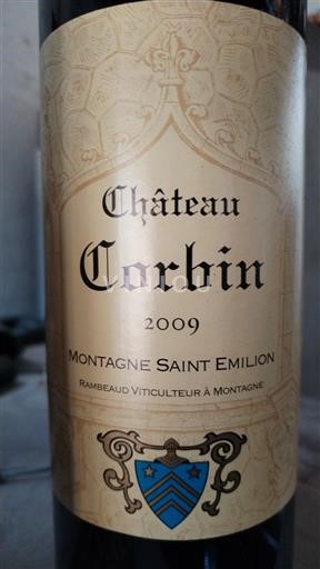 Bordeaux Montagne-saint-émilion Château Corbin 2009