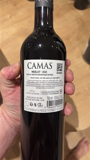 Languedoc in Roussillon Pays d'Oc Camas Merlot 2021