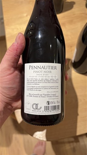 Linguadoca e Rossiglione Paese d'Oc Pennautier Pinot Noir 2021