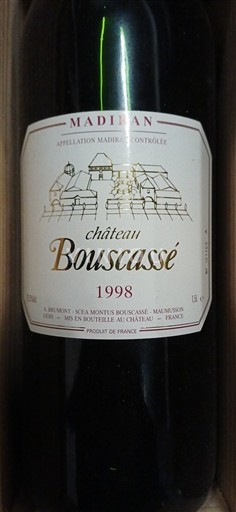 Tây Nam Madiran Château Bouscassé 1998