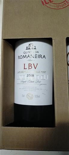 Bồ Đào Nha Porto Quinta da Romaneira LBV Late Bottled Vintage Port 2018