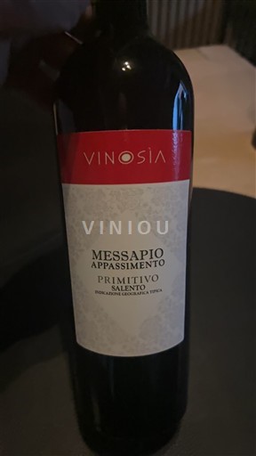 Puglia Susumaniello Salento Vinosia Messapio Appassimento Non-Vintage